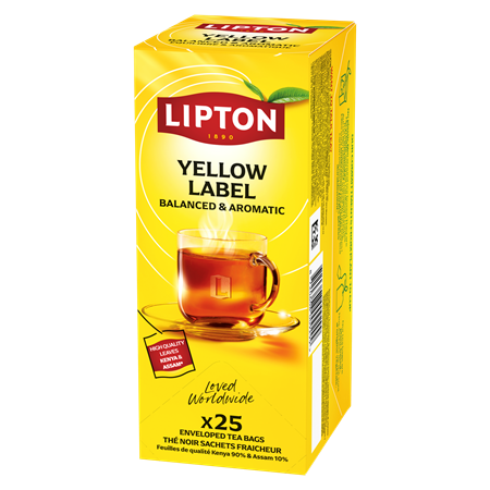 Lipton Classic Yellow Label Tea kuvert 6x25-p